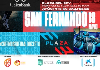 El Plaza 3x3 Caixabank llega a San Fernando. Inscripciones hasta el 15 de mayo